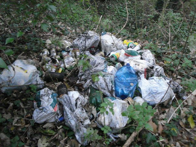 Drinkers rubbish