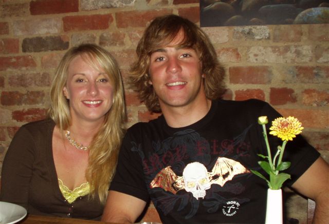 Byron with Girlfriend Sarah Vik on his Bithday 07