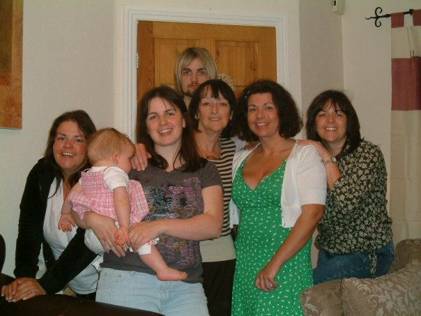 Mary with her girls