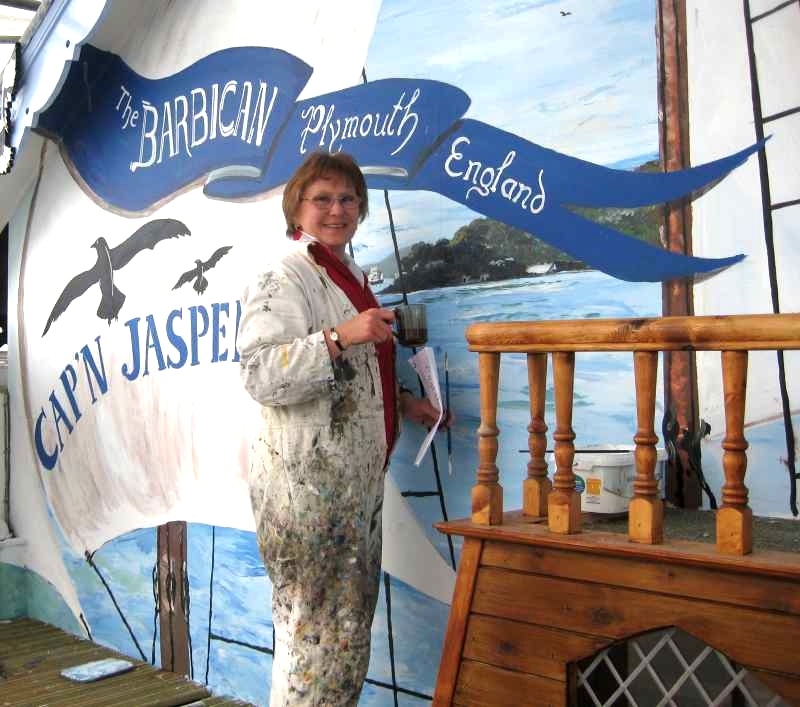 Cap'n Jaspers Mural done by Paulene Smith 2009