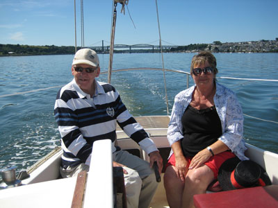  Going up the Tamar